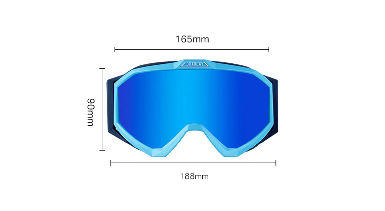 Ski Snowboard Goggles with Anti-fog UV - A67583