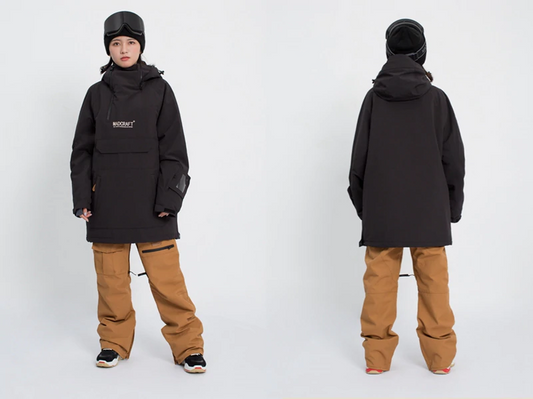 Pullover Ski Snowboard Jacket men women waterproof - C45735