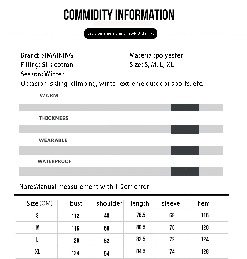 Men Ski Snowboard Jacket 10K Waterproof Windproof - S68495