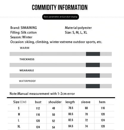 Men Ski Snowboard Jacket 10K Waterproof Windproof - S68495