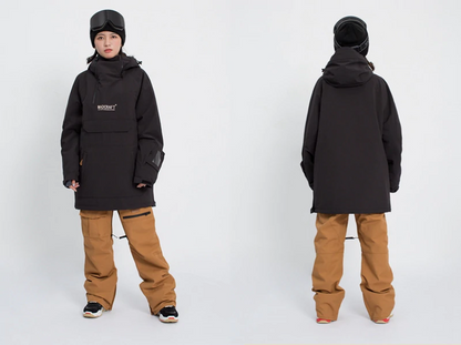 Pullover Ski Snowboard Jacket men women waterproof - C45735