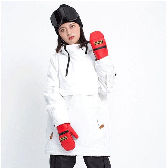 Pullover Ski Snowboard Jacket men women waterproof - C45735