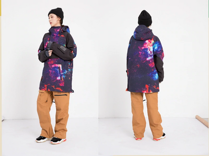 Pullover Ski Snowboard Jacket men women waterproof - C45735