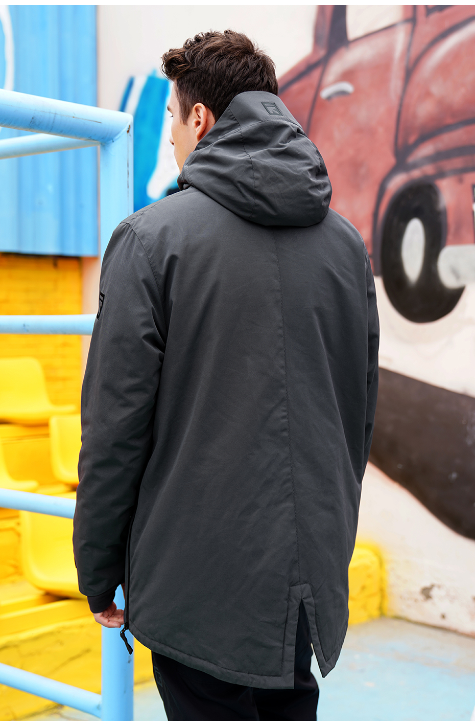 Men Snowboarding Hoodie - C73576