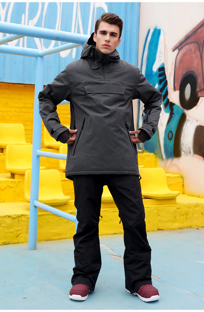 Men Snowboarding Hoodie - C73576