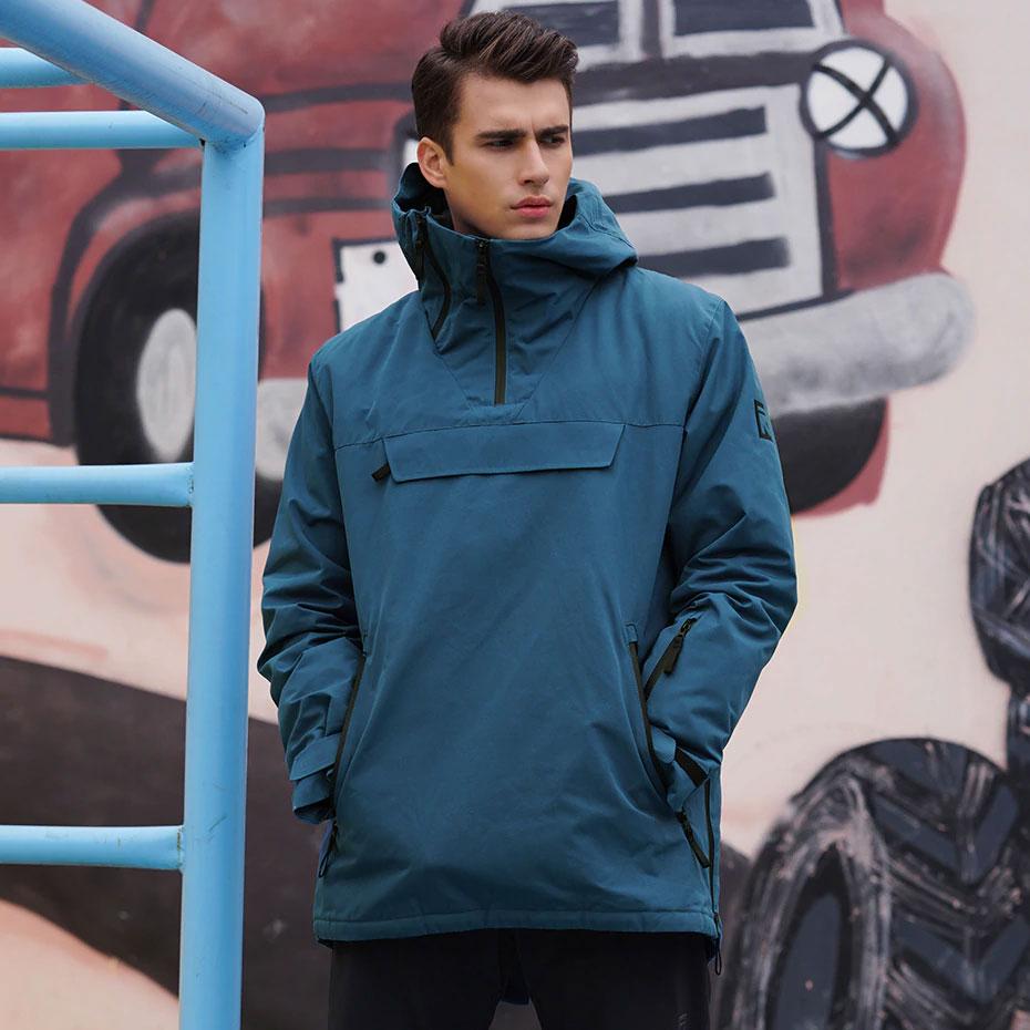 Men Snowboarding Hoodie - C73576