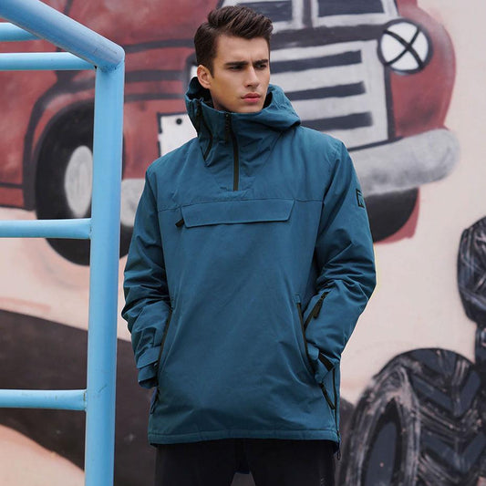 Men Snowboarding Hoodie - C73576